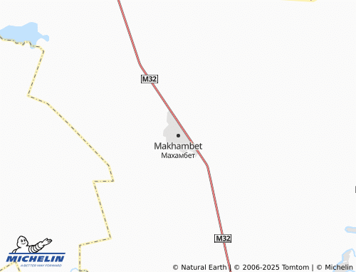 MICHELIN Makhambet map - ViaMichelin