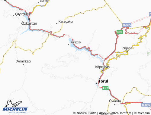 Mappa MICHELIN Aksüt - ViaMichelin