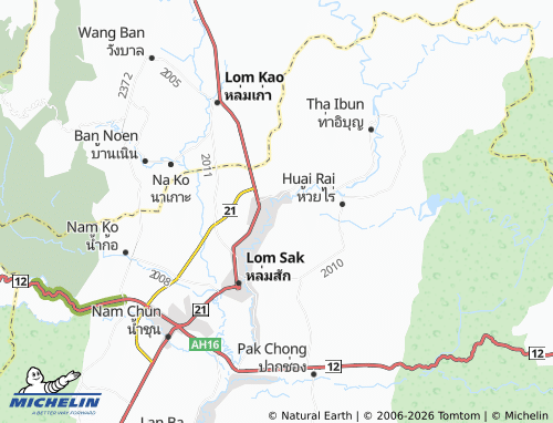 Mapa MICHELIN Sak Long - ViaMichelin