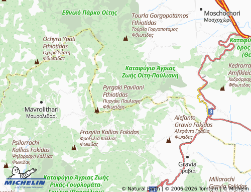 Carte MICHELIN Nea Pavliani - ViaMichelin