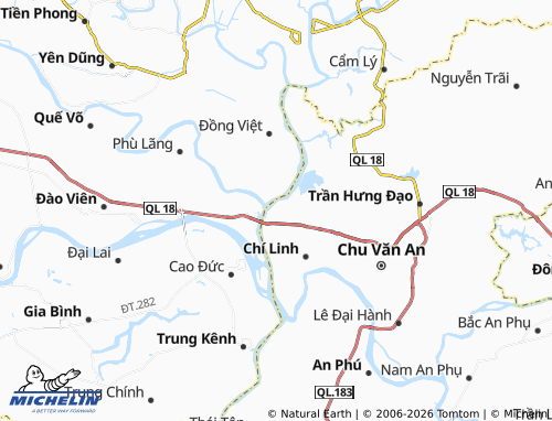 Mapa MICHELIN Phả Lại - ViaMichelin