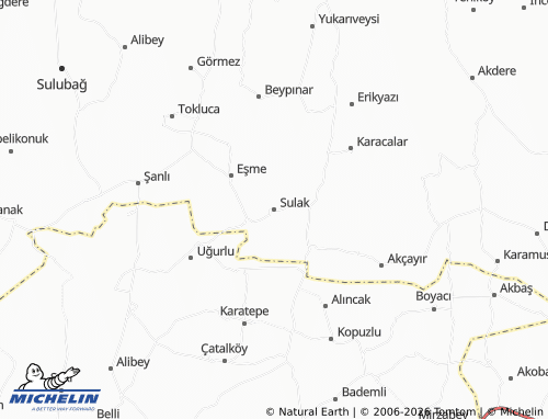 MICHELIN Sulak map - ViaMichelin