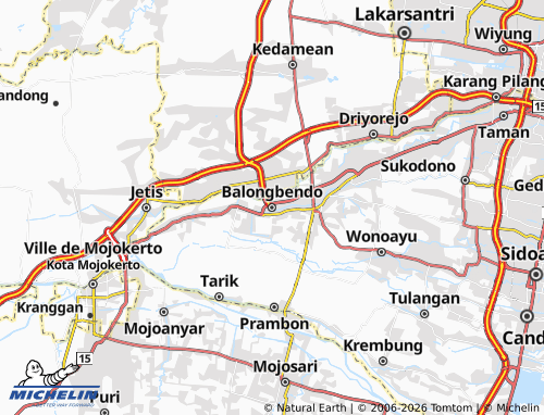 MICHELIN Balongbendo map - ViaMichelin