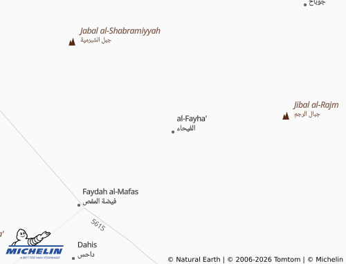 MICHELIN Al Fayha map - ViaMichelin