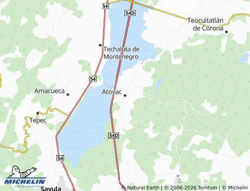 MICHELIN Atoyac map - ViaMichelin