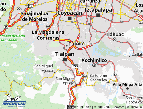 Mapa MICHELIN Ejidos de San Pedro Martír - ViaMichelin