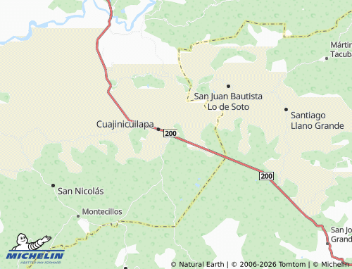 Mappa MICHELIN Vicente Guerrero - ViaMichelin