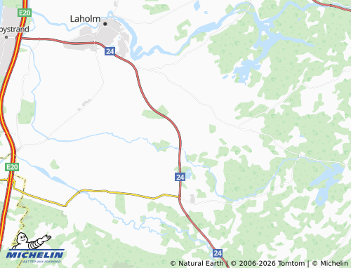 MICHELIN Sandvad map - ViaMichelin