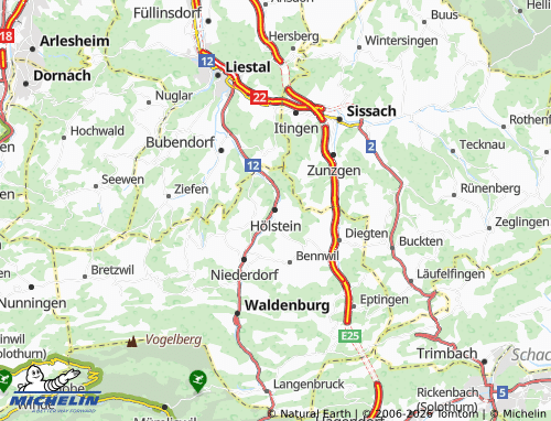 MICHELIN Hölstein map - ViaMichelin