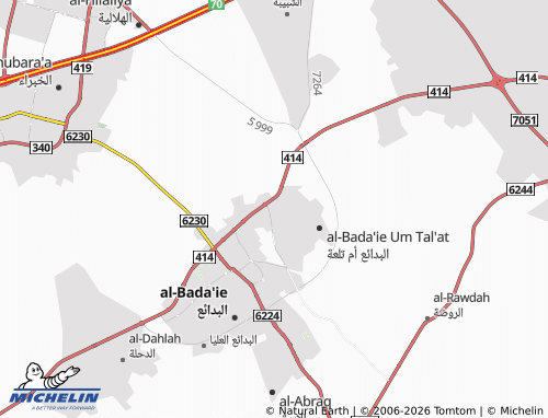 MICHELIN-Landkarte al-Murqab - ViaMichelin