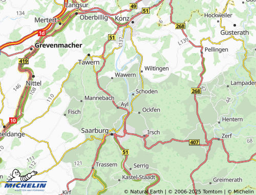 MICHELIN Biebelhausen map - ViaMichelin