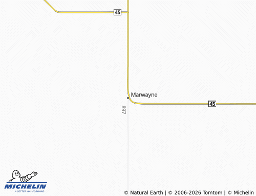 Carte MICHELIN Marwayne - ViaMichelin