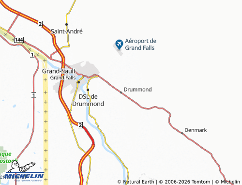 Mapa MICHELIN Drummond - ViaMichelin