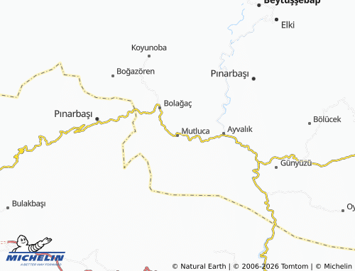 Mappa MICHELIN Mutluca - ViaMichelin