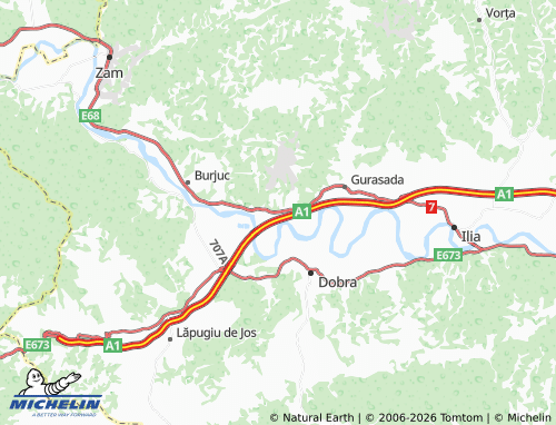Mappa MICHELIN Câmpuri-Surduc - ViaMichelin