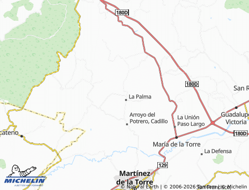 Mapa MICHELIN La Guadalupe - ViaMichelin