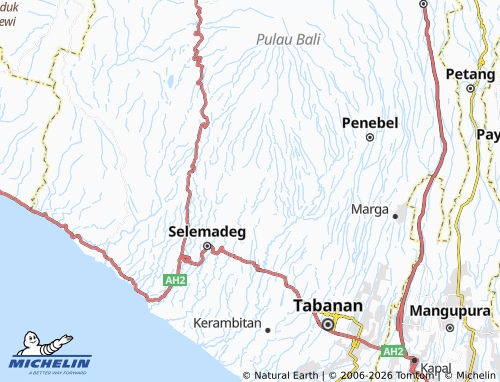 Mappa MICHELIN Gunung Salak - ViaMichelin