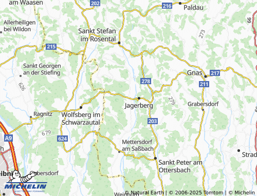 Carte MICHELIN Ungerdorf - ViaMichelin