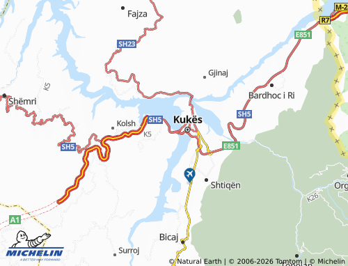 Mappa MICHELIN Drinas - ViaMichelin