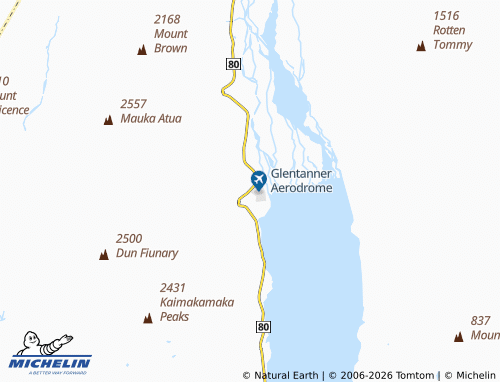 Mapa MICHELIN Glentanner - ViaMichelin