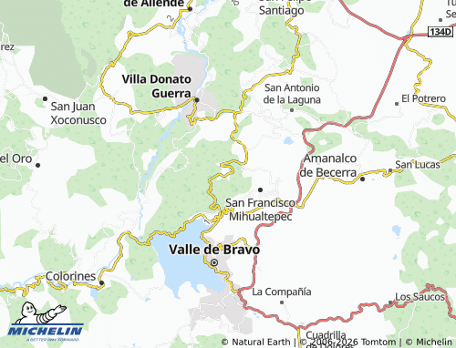 Mappa MICHELIN San Gabriel Ixtla - ViaMichelin
