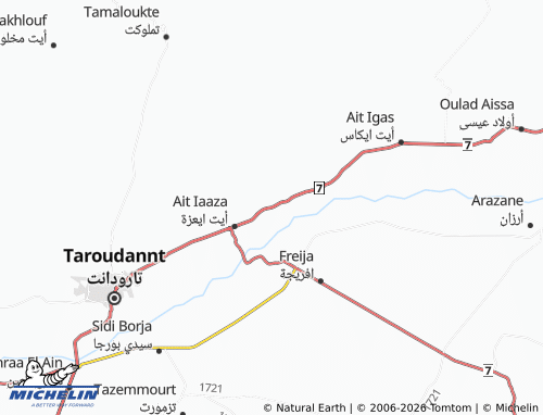 MICHELIN Seedi Dahman map - ViaMichelin