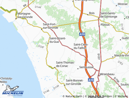 Mappa MICHELIN Sainte-Ramée - ViaMichelin