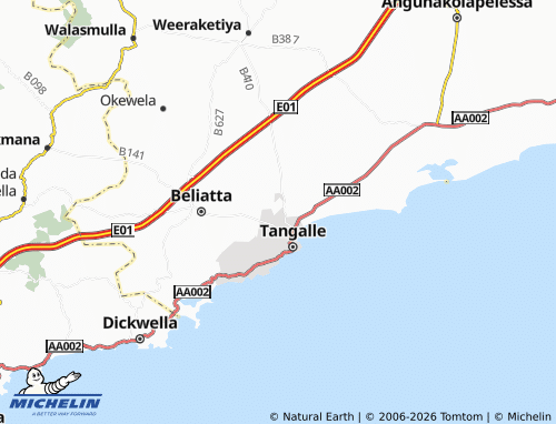 Mapa MICHELIN Godawanagoda - ViaMichelin