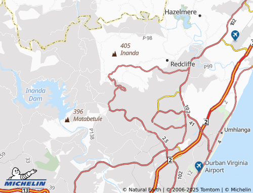 MICHELIN Goqokazi map - ViaMichelin