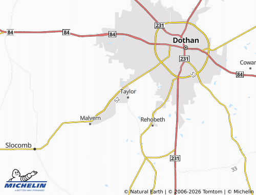 Mapa MICHELIN Taylor - ViaMichelin