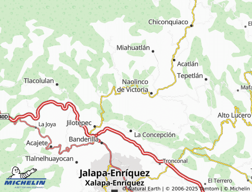 MICHELIN San Pablo Coapan map - ViaMichelin