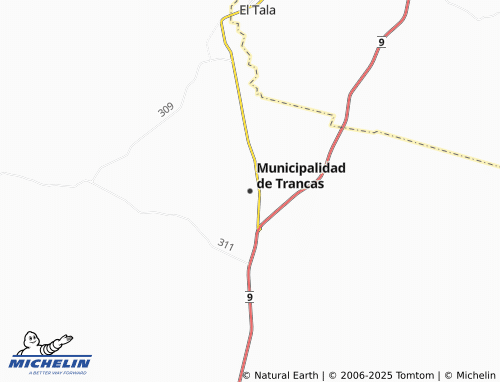 MICHELIN Municipalidad de Trancas map - ViaMichelin