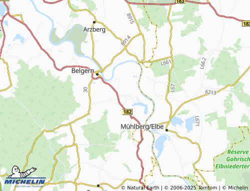Mapa MICHELIN Liebersee - ViaMichelin