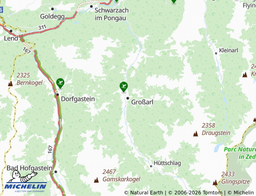 MICHELIN Großarl map - ViaMichelin