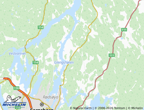 MICHELIN Lunborg map - ViaMichelin