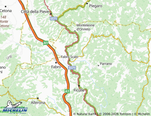 Mapa MICHELIN Carnaiola - ViaMichelin