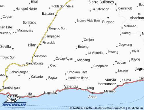 MICHELIN Cabanbanan map - ViaMichelin