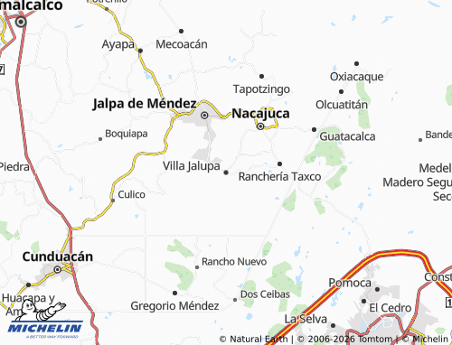 MICHELIN Villa Jalupa map - ViaMichelin
