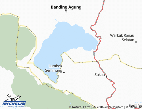 Carte MICHELIN Gedung Ranau - ViaMichelin