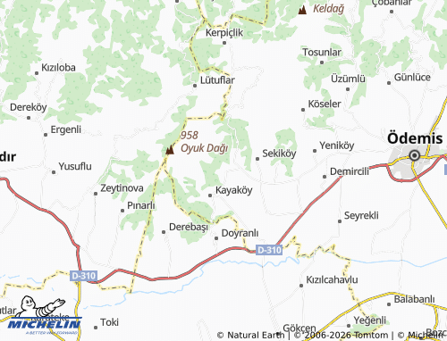 MICHELIN Yusufdere map - ViaMichelin