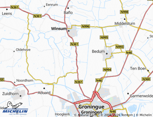 MICHELIN-Landkarte Sauwerd - ViaMichelin