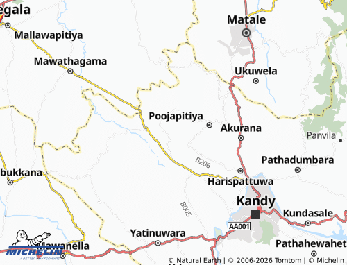 MICHELIN Kandanhena West map - ViaMichelin