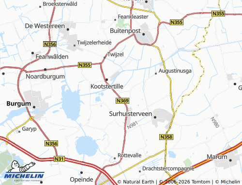 Carte MICHELIN Drogeham - ViaMichelin