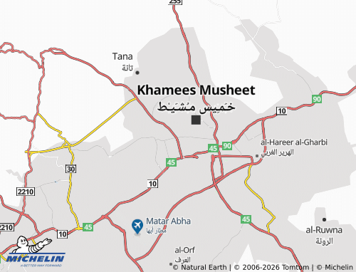 Carte MICHELIN al-Wahah - ViaMichelin