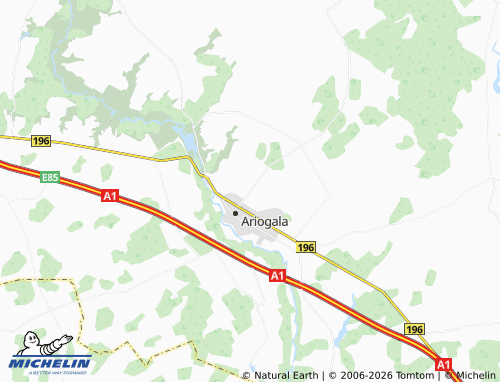 MICHELIN Taurupys map - ViaMichelin
