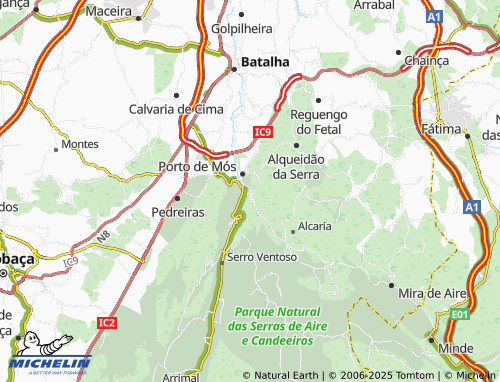MICHELIN-Landkarte Rio Alcaide - ViaMichelin