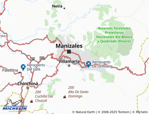 MICHELIN Betania map - ViaMichelin