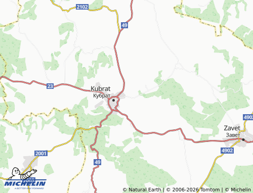 Carte MICHELIN vz Kubrat - ViaMichelin