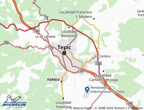 MICHELIN-Landkarte Heriberto Jara - ViaMichelin
