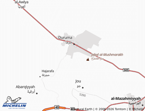 Mappa MICHELIN al-Rabee' - ViaMichelin